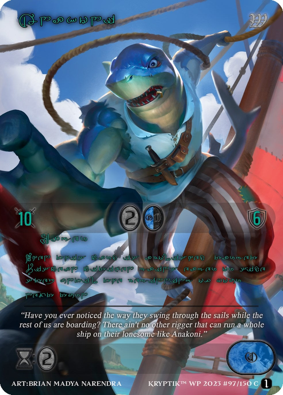 Anakoni (Green Kryptik Language) (97) - Kryptik TCG Single