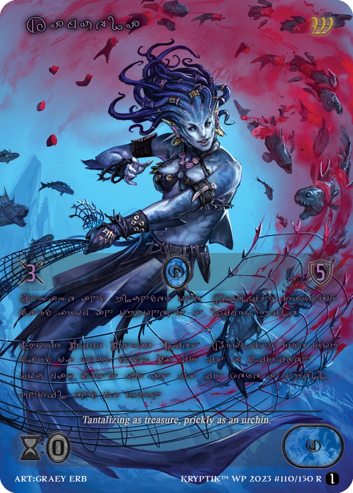 Kamuela (Purple Kryptik Language) (110) - Kryptik TCG Single