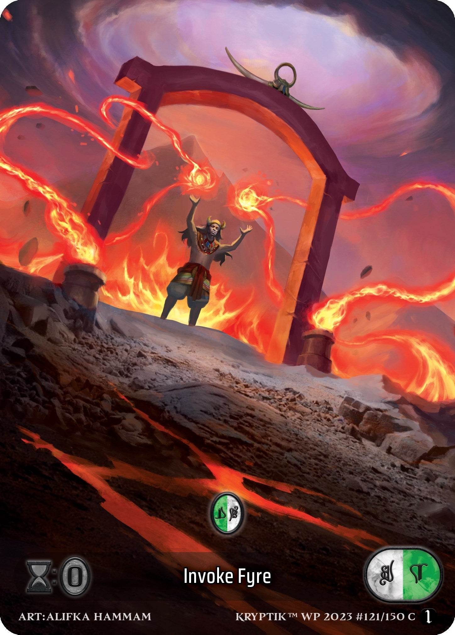 Invoke Fyre (Box Topper) (121) - Kryptik TCG Single