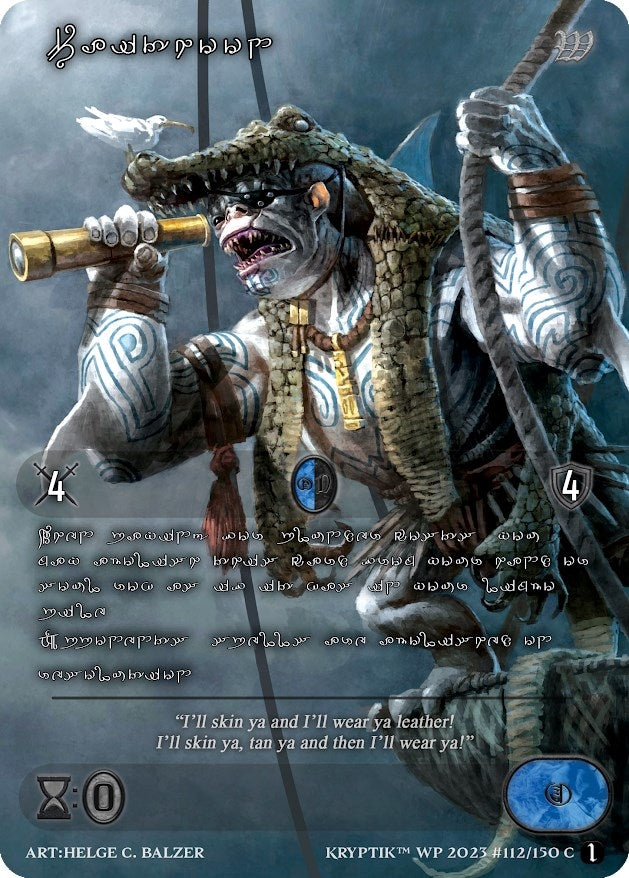 Paithoon (Silver Kryptik Language) (112) - Kryptik TCG Single