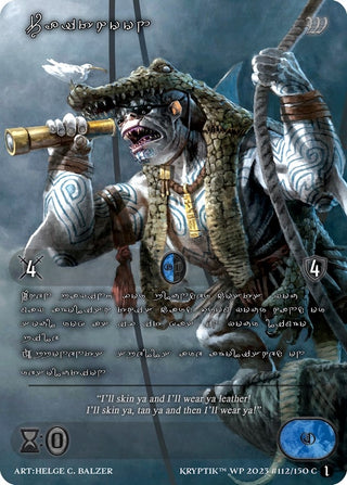 Paithoon (Silver Kryptik Language) (112) - Kryptik TCG Single