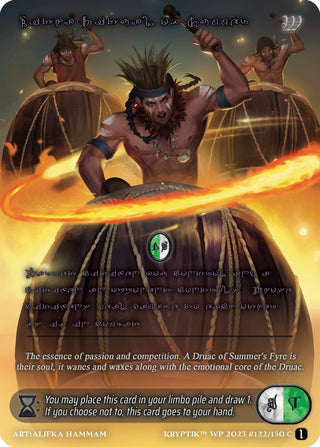 Litha Ritual of Summer (Purple Kryptik Language) (122) - Kryptik TCG Single