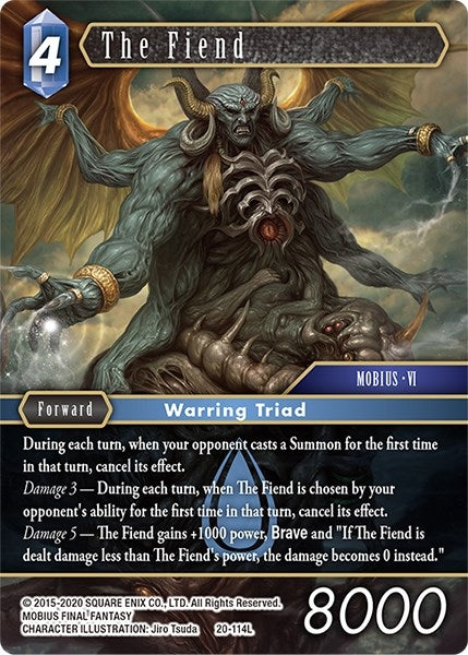 The Fiend (20) [20] - Final Fantasy TCG Single