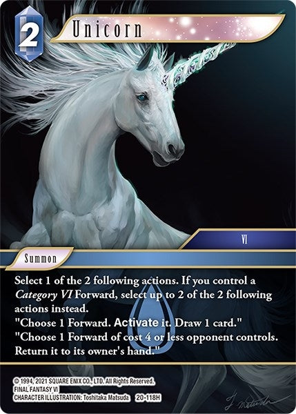 Unicorn (20) [20] - Final Fantasy TCG Single