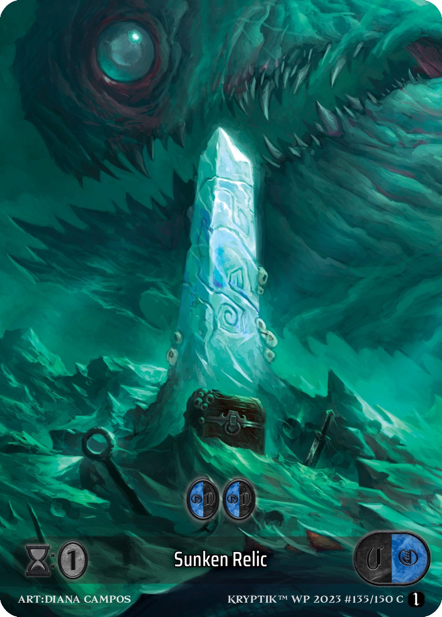 Sunken Relic (Box Topper) (135) - Kryptik TCG Single