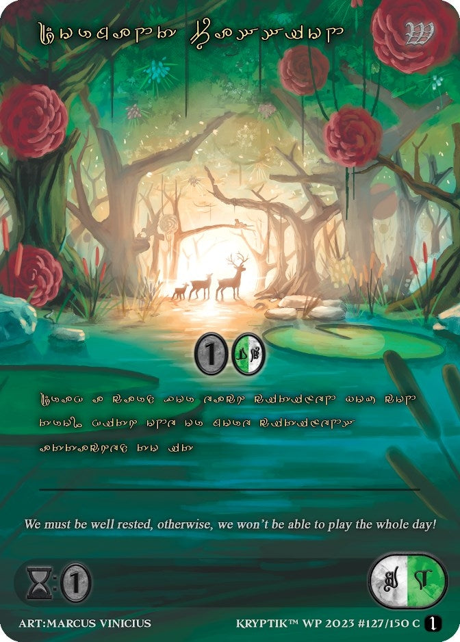 Dormant Passion (Gold Kryptik Language) (127) - Kryptik TCG Single
