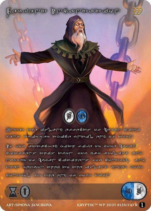 Fervent Incantation (Silver Kryptik Language) (128) - Kryptik TCG Single