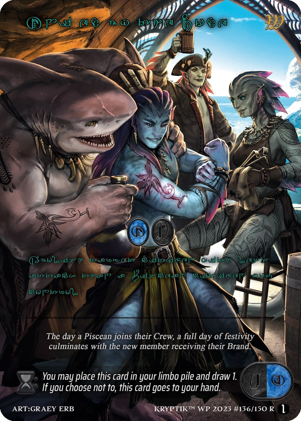 Unified by the Code (Green Kryptik Language) (136) - Kryptik TCG Single