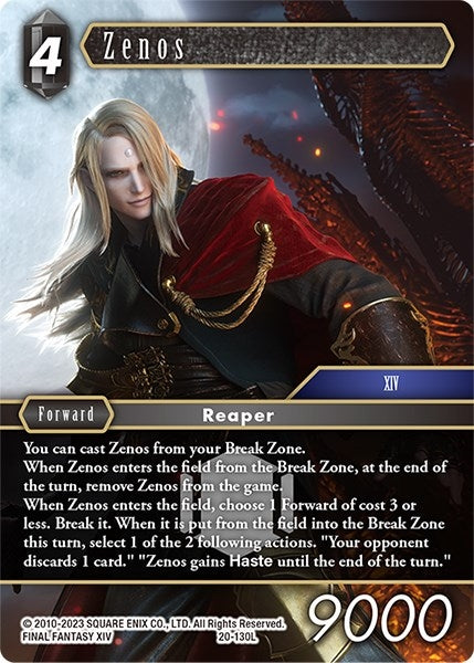 Zenos (20) [20] - Final Fantasy TCG Single