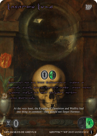 Memento Mori (Purple Kryptik Language) (130) - Kryptik TCG Single
