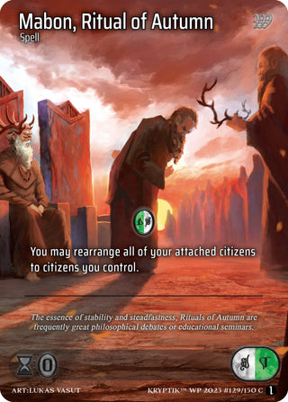 Mabon Ritual of Autumn (129) - Kryptik TCG Single