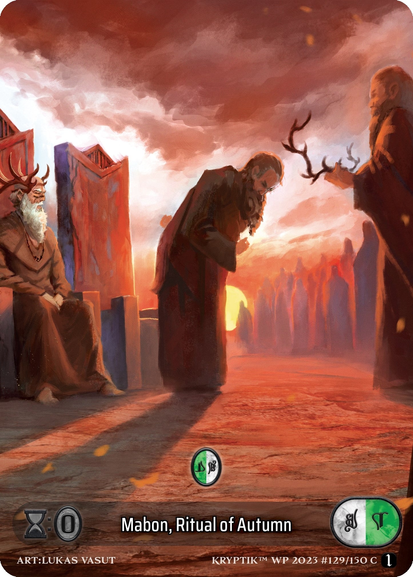 Mabon Ritual of Autumn (Box Topper) (129) - Kryptik TCG Single