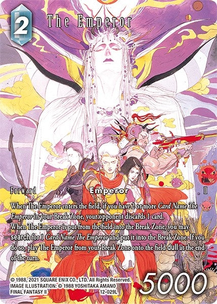 The Emperor (Full Art Reprint) (12) [20] - Final Fantasy TCG Single