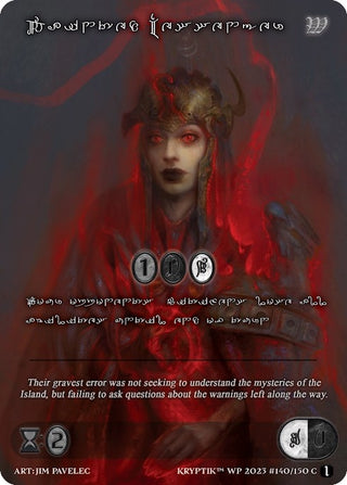 Tainted Messenger (Silver Kryptik Language) (140) - Kryptik TCG Single