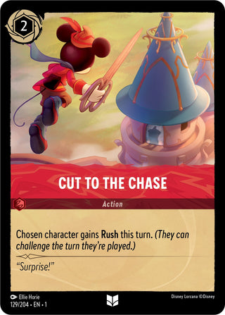 Cut to the Chase (129) (1) - Disney Lorcana Single