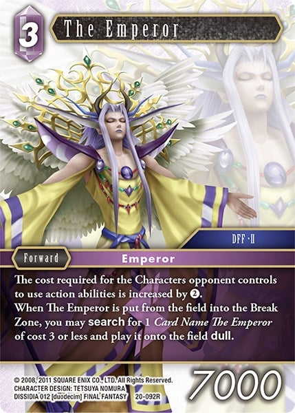 The Emperor (20) [20] - Final Fantasy TCG Single