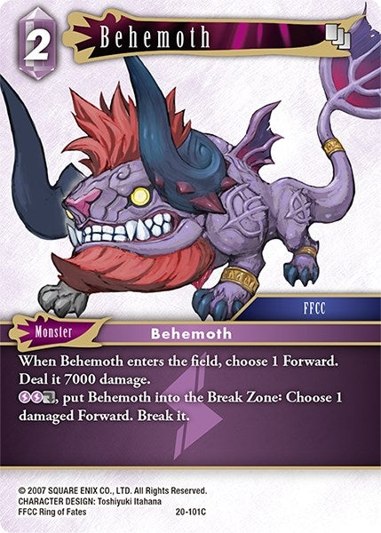 Behemoth (20) [20] - Final Fantasy TCG Single