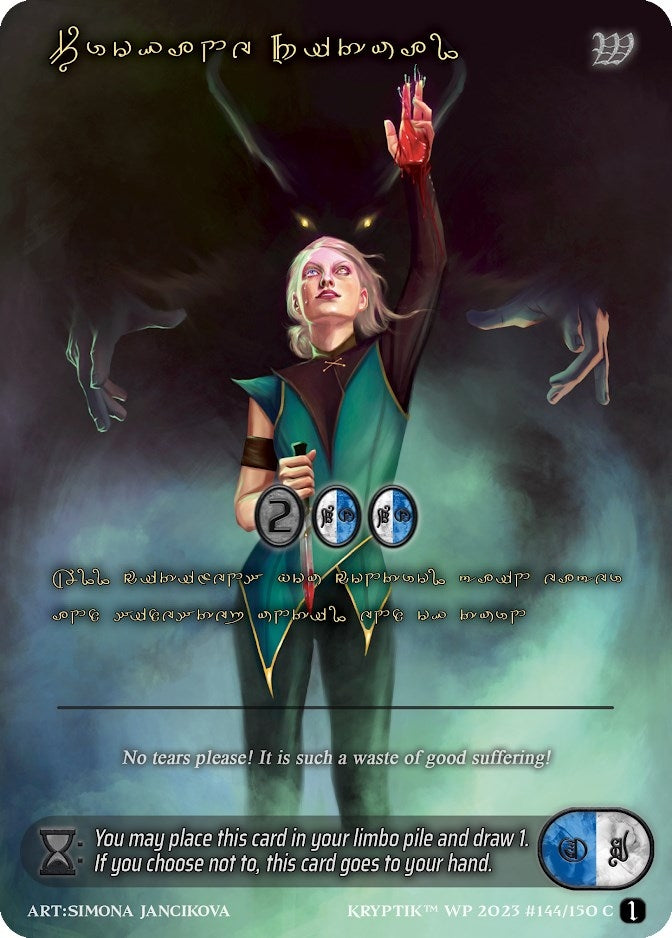 Profane Ritual (Gold Kryptik Language) (144) - Kryptik TCG Single