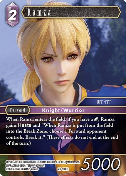 Ramza (20) [20] - Final Fantasy TCG Single