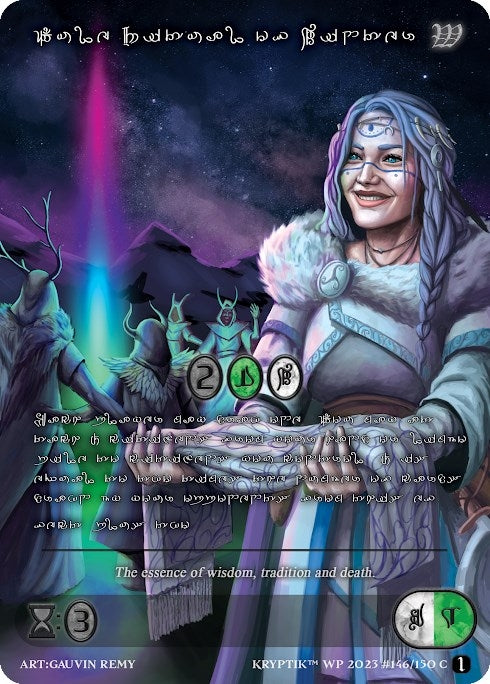 Yule Ritual of Winter (Silver Kryptik Language) (146) - Kryptik TCG Single