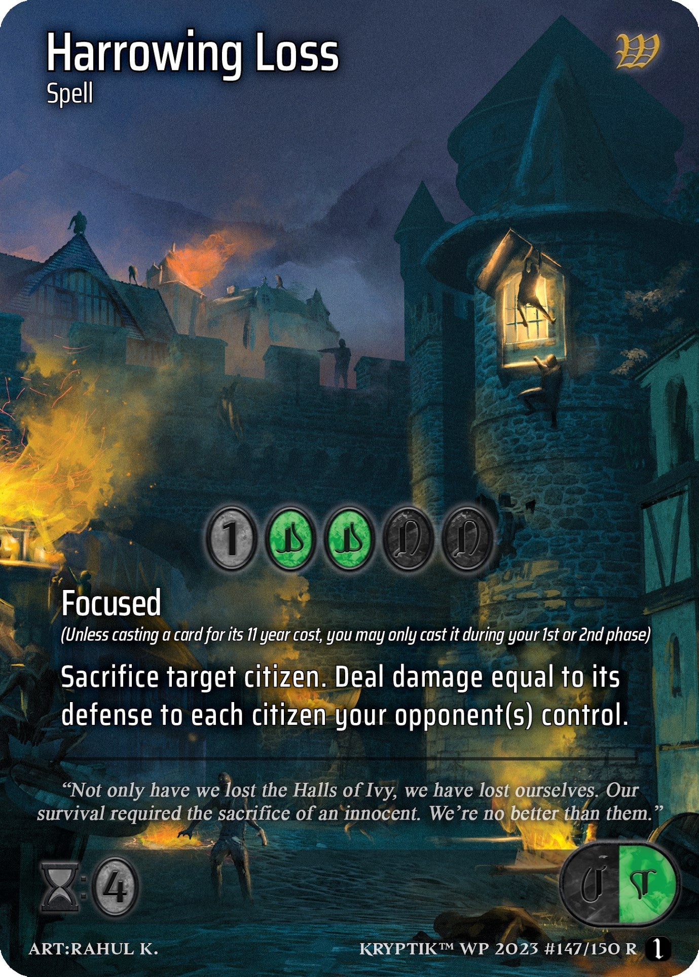 Harrowing Loss (147) - Kryptik TCG Single