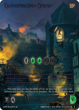 Harrowing Loss (Purple Kryptik Language) (147) - Kryptik TCG Single