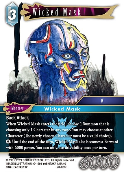Wicked Mask (20) [20] - Final Fantasy TCG Single