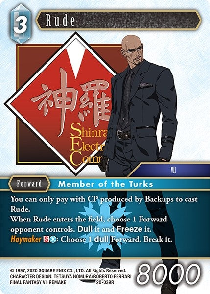 Rude (20) [20] - Final Fantasy TCG Single