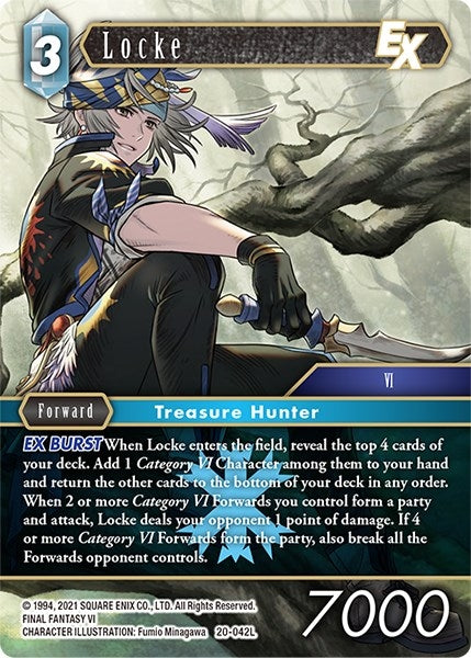 Locke EX (20) [20] - Final Fantasy TCG Single