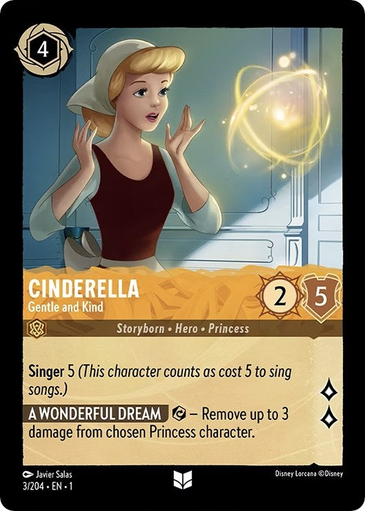 Cinderella - Gentle and Kind (3) (1) - Disney Lorcana Single