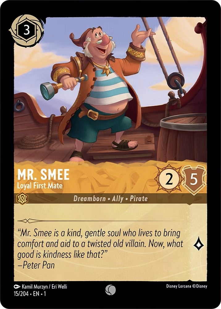 Mr. Smee - Loyal First Mate (15) (1) - Disney Lorcana Single
