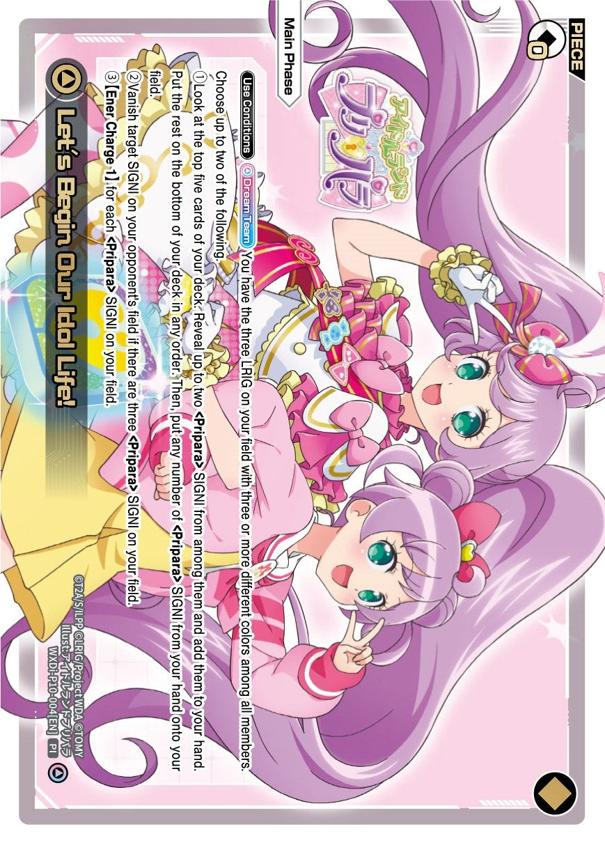 Let’s Begin Our Idol Life! (10004) [WXDi-P10] - WIXOSS Single