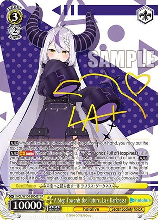 A Step Towards the Future La + Darknesss (SP) (104004) [HOL] - Weiss Schwarz Single