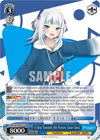 A Step Towards the Future Gawr Gura (104113) [HOL] - Weiss Schwarz Single