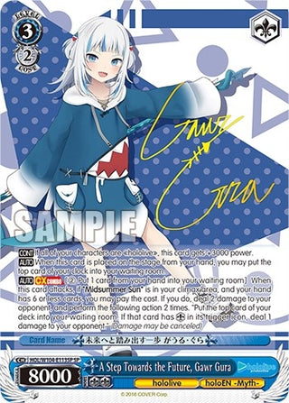 A Step Towards the Future Gawr Gura (SP) (104113) [HOL] - Weiss Schwarz Single