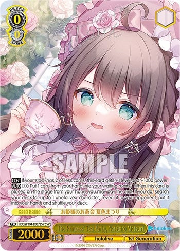 The Princess’ Tea Party Natsuiro Matsuri (SSP) (104007) [HOL] - Weiss Schwarz Single