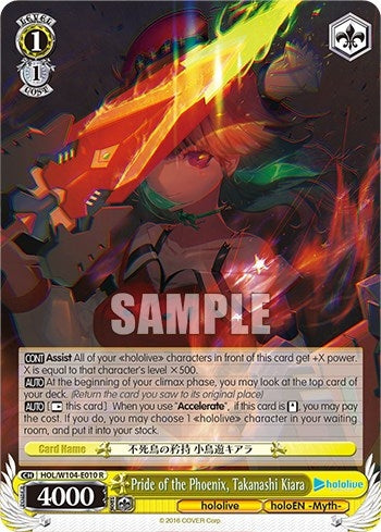Pride of the Phoenix Takanashi Kiara (104010) [HOL] - Weiss Schwarz Single