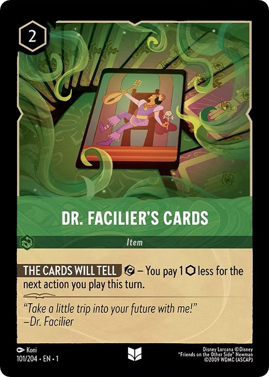 Dr. Facilier’s Cards (101) (1) - Disney Lorcana Single