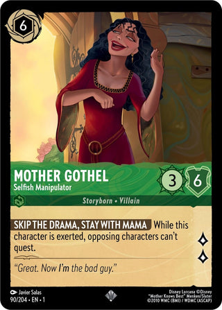 Mother Gothel - Selfish Manipulator (90) (1) - Disney Lorcana Single