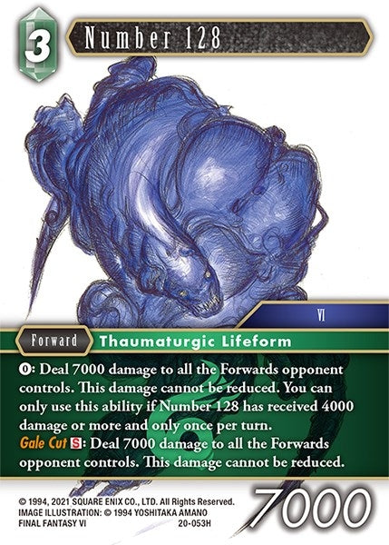 Number 128 (20) [20] - Final Fantasy TCG Single