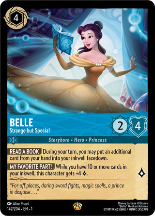 Belle - Strange but Special (142) (1) - Disney Lorcana Single