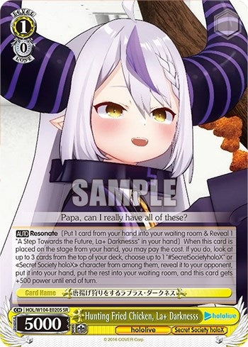 Hunting Fried Chicken La + Darknesss (SR) (104020) [HOL] - Weiss Schwarz Single