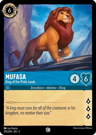 Mufasa - King of the Pride Lands (155) (1) - Disney Lorcana Single