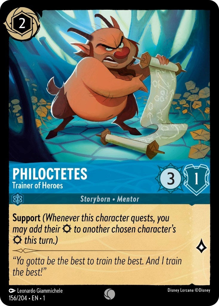 Philoctetes - Trainer of Heroes (156) (1) - Disney Lorcana Single