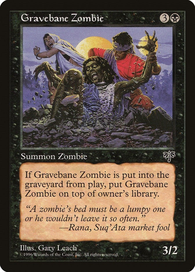 Gravebane Zombie [MIR] - MTG Single