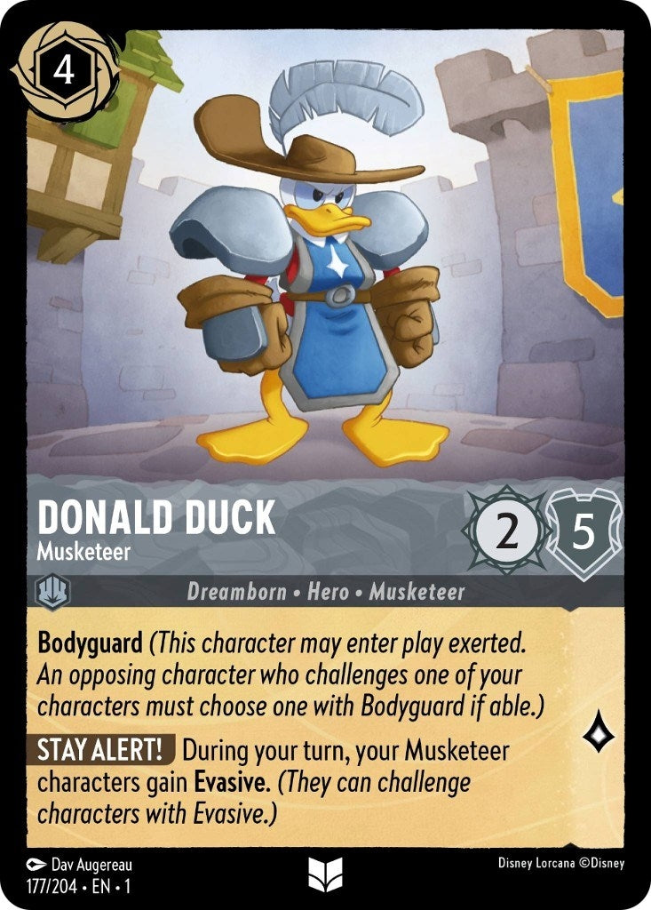 Donald Duck - Musketeer (177) (1) - Disney Lorcana Single