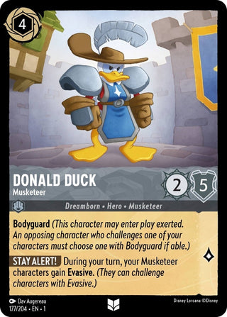 Donald Duck - Musketeer (177) (1) - Disney Lorcana Single