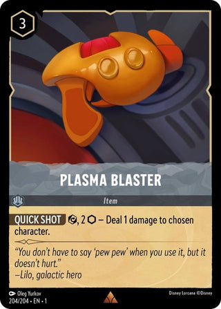 Plasma Blaster (204) (1) - Disney Lorcana Single
