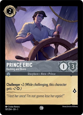 Prince Eric - Dashing and Brave (187) (1) - Disney Lorcana Single