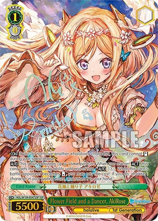 Flower Field and a Dancer AkiRose (SSP) (104047) [HOL] - Weiss Schwarz Single